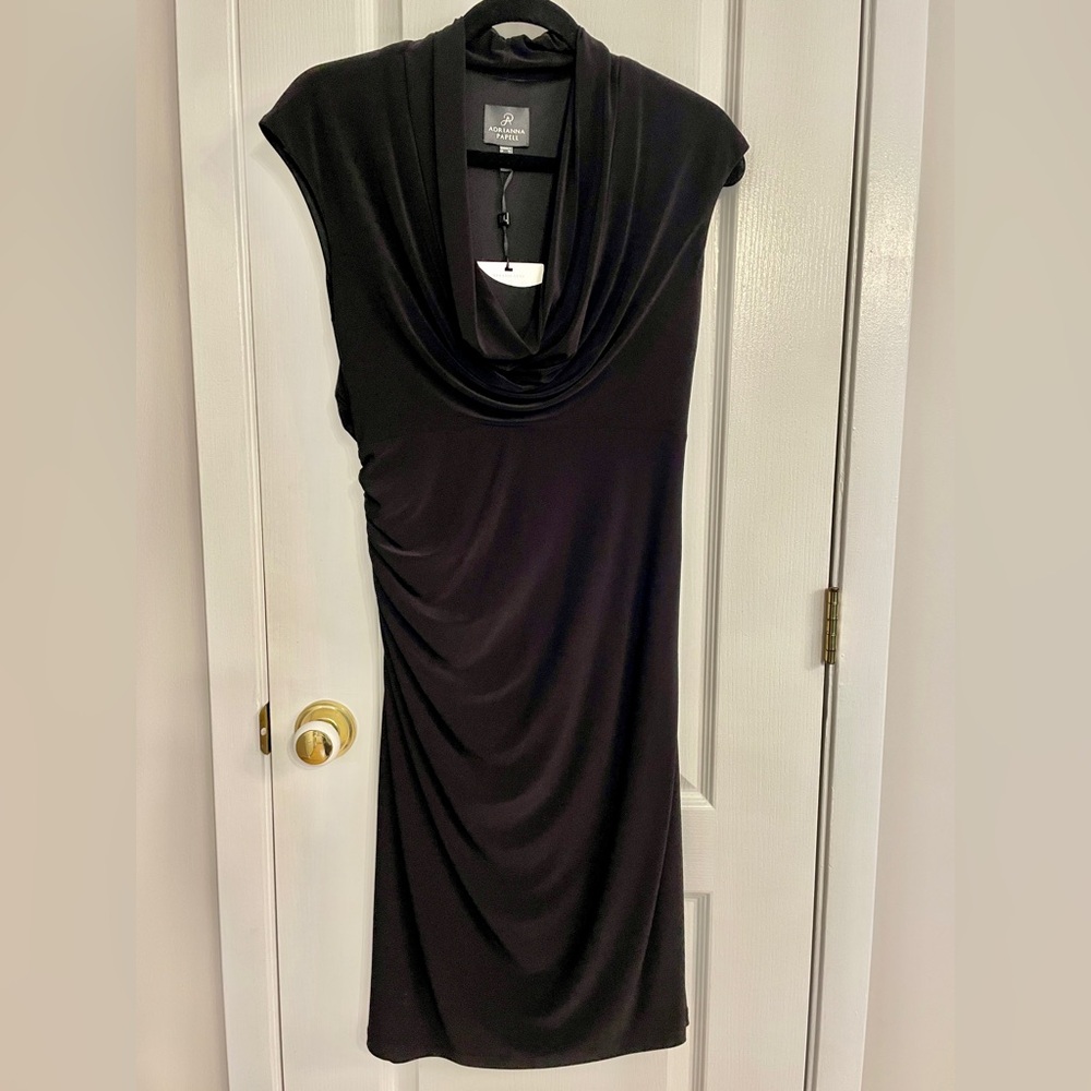 NWT Adrianna Papell Little Black Dress, size M
